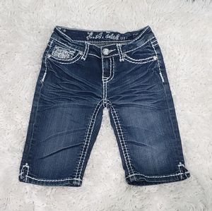 LA Idol Girls Bermuda Jeans, Size 10